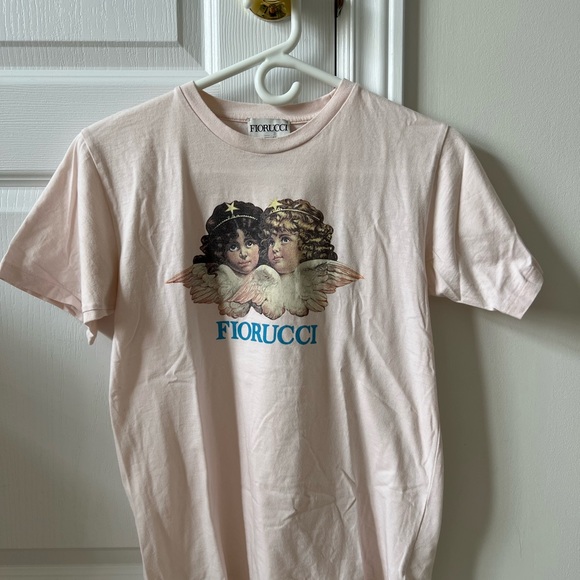 Light Pink Fiorucci Angel T-Shirt (small) - Picture 3 of 5